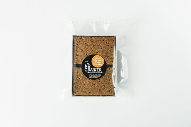 Hemp & Turmeric Paleo Crackers